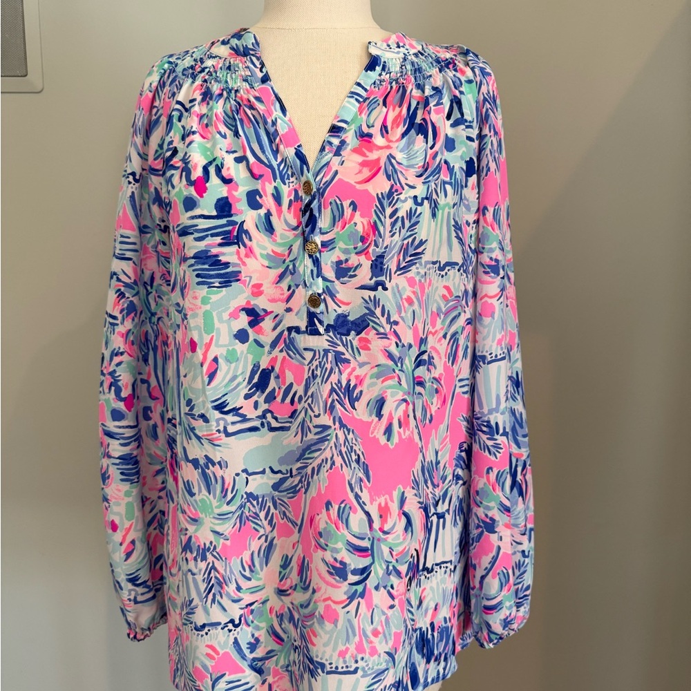 Lilly Pulitzer Multicolor Floral Top